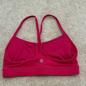 lululemon athletica Vibrant pink  Sports Bra